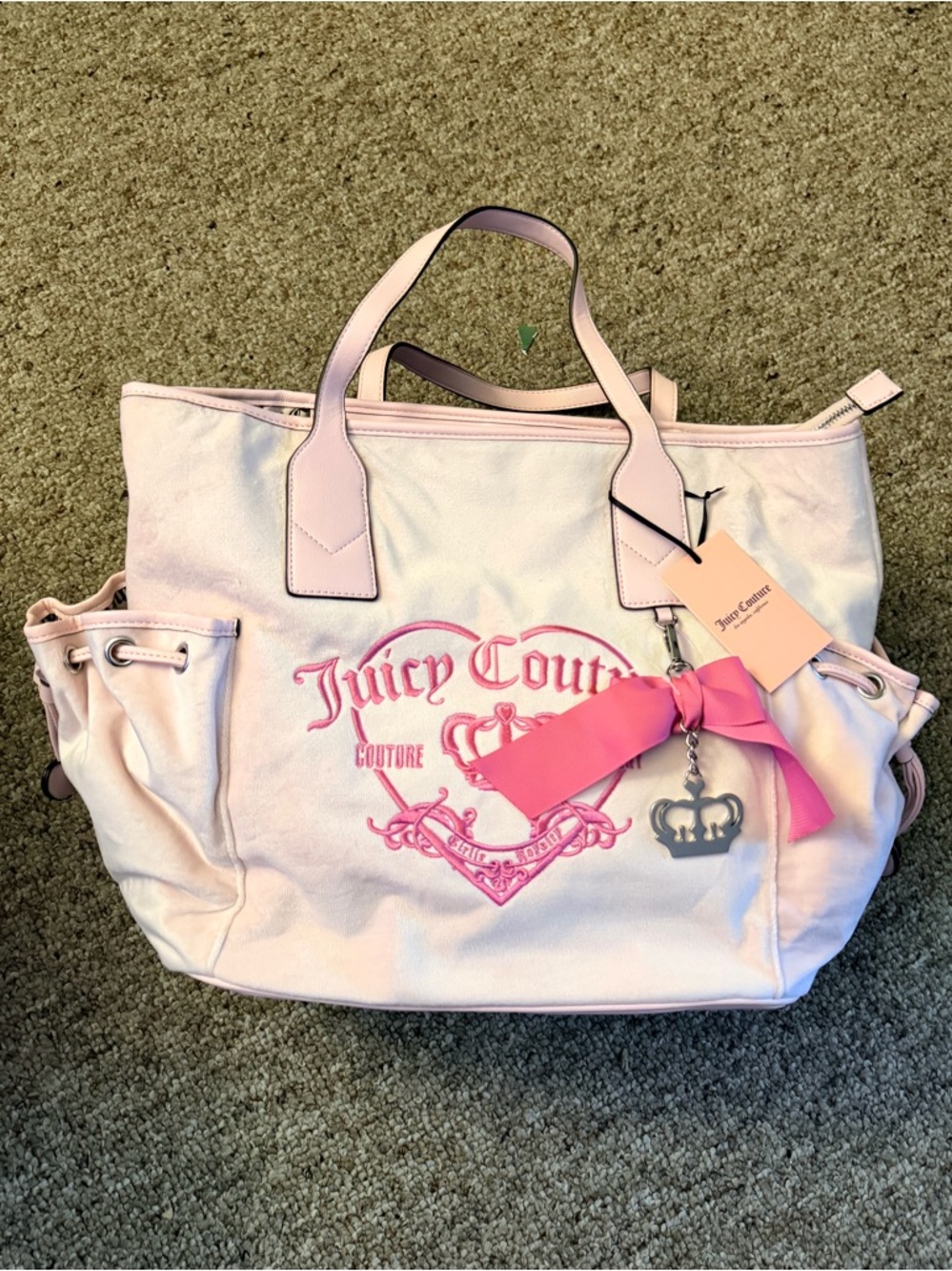 🤍New Juicy Couture Girlie Royalty Tote Bag🤍